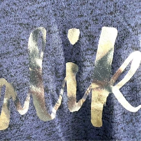 RaRE Spirit Jersey Hawaiian Mele Kalikimaka Spell Out Blue Brushed Jersey NEW - Picture 11 of 14